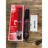 Revlon One-Step 1-1/2  Ceramic Root Booster Round Hair Dryer  Black NEW