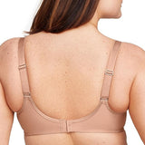 Glamorise Womens Lace Comfort Wonderwire Bra Underwire #9855 Cappuccino