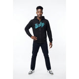 Hurley Hooded Full Zip Sweatshirt Women's XL Black Cotton Poly blend