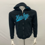 Hurley Hooded Full Zip Sweatshirt Women's XL Black Cotton Poly blend