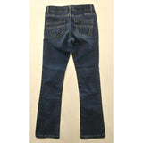 Calvin Klein Jeans Girls Size 10 Stretch Boot Cut Low Rise Denim Blue Jeans