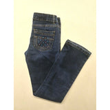 Calvin Klein Jeans Girls Size 10 Stretch Boot Cut Low Rise Denim Blue Jeans