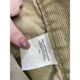 Levis Women's Corduroy Beige Skirt with Front Pockets Size Large Cotton