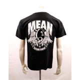 MEAN Clothing Company Graphic T Shirt Skateboarder Street Wear Black