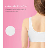 Exquisiteform Seamless Full Back Women's Bra White Style 9601000