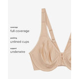 WACOAL 855192 WOMENS BASIC BEAUTY BRA 34D NWT