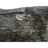 ACX Women's Activewear Workout Full Zip Jacket Charcoal Gray Medium Hooded