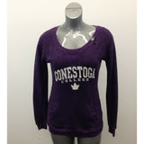 Conestoga College Sweatshirt Women's Medium Purple Long Sleeve Pullover