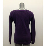 Conestoga College Sweatshirt Women's Medium Purple Long Sleeve Pullover