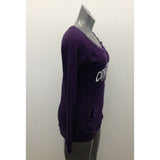 Conestoga College Sweatshirt Women's Medium Purple Long Sleeve Pullover