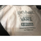 Harry Potter Vans Collab Women's XS Long Sleeve T Shirt Pale Pink Black Cotton
