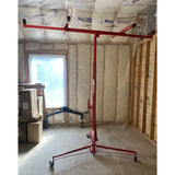 VEVOR 16ft Drywall Lift, Heavy-Duty 150 lbs Sheetrock Hoist with Adjustable Telescoping Arm NEW