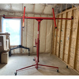 VEVOR 16ft Drywall Lift, Heavy-Duty 150 lbs Sheetrock Hoist with Adjustable Telescoping Arm NEW