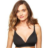 Motherhood 91996 Maternity Lightly Lined Wireless Nursing Bra Black