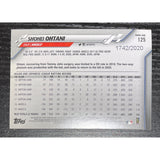 2020 Topps Baseball Shohei Ohtani Gold #/2020 Angels #125