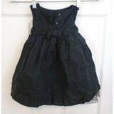 Gymboree Baby Girls Sleeveless Special Occasion Black Dress w/ Crinoline 12/18 M