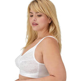 Playtex P4125 18 Hour Firm Support Wire-Free Bra-White