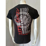 Hunter Hayes Concert  2013 Lets be Crazy Tour Men's Small Black Graphic T Shirt