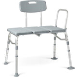 Medline Bathtub Transfer Bench with Backrest. NEW