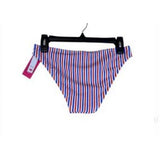 Juniors' Ribbed Cheeky Bikini Botto - Xhilaration™ Red/White/Blue Stripe M (4-6)