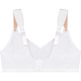 Glamorise womens Magiclift Seamless T-shirt Bra Wirefree #1080 White