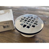 Westbrass A206P-07 2" No-Caulk PVC Compression Shower Drain  NEW