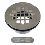 Westbrass A206P-07 2" No-Caulk PVC Compression Shower Drain  NEW