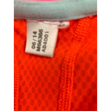 Adidas Workout Top Women's Medium Pink Orange Athletic Climalite Polyester Short