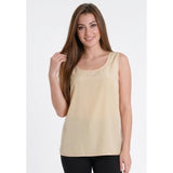 Penningtons Women's Plus Size 24 top Tank Yellow Polyester