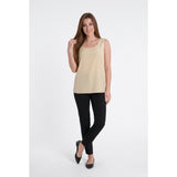 Penningtons Women's Plus Size 24 top Tank Yellow Polyester