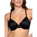 Vanity Fair 71865 Effortless Underwire Bra Midnight Black Lace