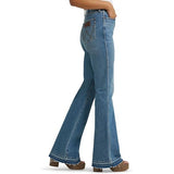 Wrangler Retro Bailey High Rise Boot Cut Raw Hem Jeans Women's 24X32 NEW
