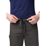 Sivvan Unisex Classic Scrub Drawstring Pants Style S8401 Charcoal NWOT Poly/Cotton