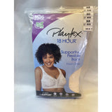 Playtex 18 Hour Front-Close Wirefree Bra with Flex Back 4695 Light Beige