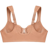 Glamorise 1245 Full Figure Wonderwire Front Close Bra 36F Cappuccino NWOT