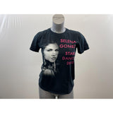 Selena Gomez Stars Dance 2013 Tour T Shirt Women's Size Small Black Crew Graphic Tee