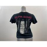Selena Gomez Stars Dance 2013 Tour T Shirt Women's Size Small Black Crew Graphic Tee