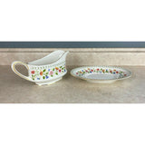 Paragon (Anastasia) By Appointment To The Queen Bone China Gravy Boat And Tray
