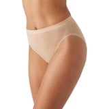 Wacoal 879362 Womens Understated Cotton Hi-Cut Brief Panty Praline Size 2XL NWOT