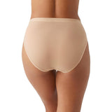 Wacoal 879362 Womens Understated Cotton Hi-Cut Brief Panty Praline Size 2XL NWOT