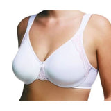 Wonderbra Plus W1983 No Poke Underwire Bra White/Pink