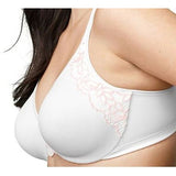 Wonderbra Plus W1983 No Poke Underwire Bra White/Pink