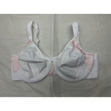 Wonderbra Plus W1983 No Poke Underwire Bra White/Pink