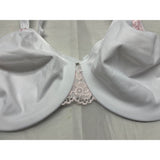 Wonderbra Plus W1983 No Poke Underwire Bra White/Pink