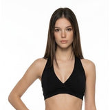 Bestform Wire Free Activewear Sports Bra Women's 28" Band Black Poly