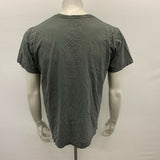 Hurley Men's T Shirt Size Large Gray Regular Fit Crew Neck Short Sleeve Graphic