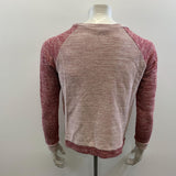 Volcom Long Sleeve Pullover Boys Size Large 14 Red Cotton/Polyester Crew Neck Shirt