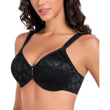 Lemorosy Full Coverage Minimizer Bra Unlined Underwire 36G Black NWOT