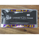 RICO FCLA170110 NCAA LSU ALUMNI CHROME FRAME