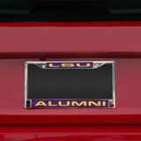 RICO FCLA170110 NCAA LSU ALUMNI CHROME FRAME